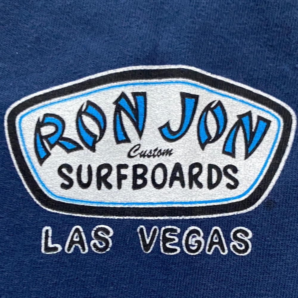 Ron Jon surf shop navy sleeveless shirt men  medium